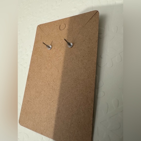 ❄️ Sale! BRAND NEW Black Cat Button Stud Earrings Metal & Glass 🐈‍⬛ 🐾 - Picture 11 of 11